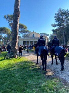 Cavalli a villa borghese